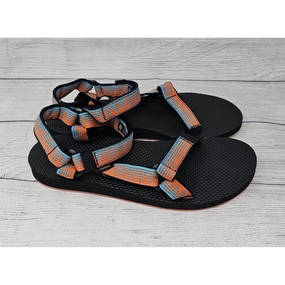 NEW! Teva Sandals Women Original‎ Universal in Carrot Size 10 - Picture 1 of 9
